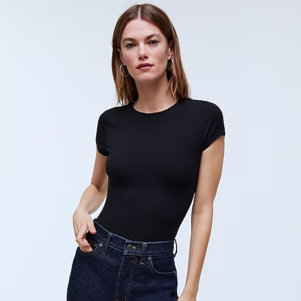 NWT Madewell Crewneck Thong Bodysuit